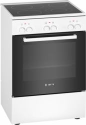 Bosch HKA090220 cocina Cocina independiente Eléctrico Cerámico Blanco 