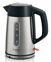 Bosch TWK4P440 tetera eléctrica 1,7 L 2400 W Negro, Acero inoxidable 