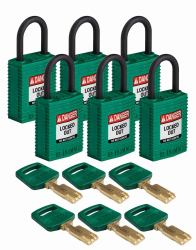 Brady SafeKey Padlocks - Compact