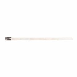 Brady Stainless Steel Cable Tie - SSTIE-127-7316, Parallel - entry cable tie, Stainless steel, Silver, 12.7 cm, 4.6 mm, 130 mm - Warranty: 12M