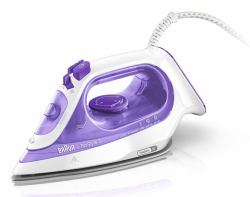 Braun TexStyle 3 SI3042VI Plancha a vapor Suela de cerámica 2350 W Púrpura, Plata, Blanco 