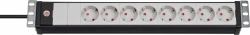 Brennenstuhl 1156057028 unidad de distribución de energía [PDU] Negro, Gris 