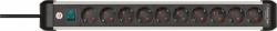 Brennenstuhl Power Extension 3 M 10 Ac - Outlet[S] Indoor Black, - Silver - Warranty: 12M