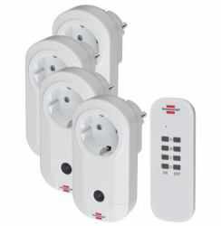 Brennenstuhl 1507050 adaptador de enchufe eléctrico Blanco 
