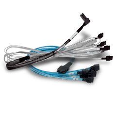 Broadcom CBL-SFF8643-10M 1 m Negro, Azul, Plata 