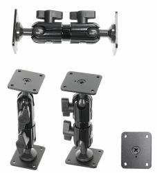 Brodit 202016 kit de montaje Negro Aluminio, Plástico 