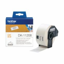 Brother DK-11208 cinta para impresora de etiquetas Negro sobre blanco 