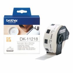 Brother DK-11218 etiqueta de impresora Blanco 
