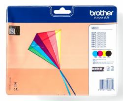 Brother LC223VALBPDR cartucho de tinta 4 pieza[s] Original Negro, Cian, Magenta, Amarillo 