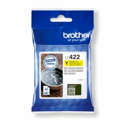 Brother LC-422Y cartucho de tinta 1 pieza[s] Original Amarillo 