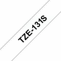Brother TZE131S cinta para impresora de etiquetas Negro sobre transparente TZe 