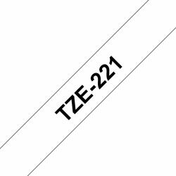 Brother TZE-221 cinta para impresora de etiquetas Negro sobre blanco 