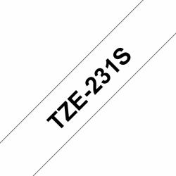 Brother TZE231S cinta para impresora de etiquetas Negro sobre blanco TZe 