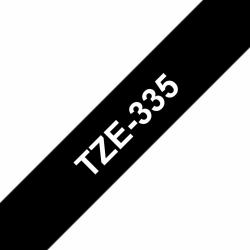 Brother TZE-335 cinta para impresora de etiquetas Blanco sobre negro TZ 