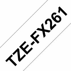 Brother TZE-FX261 cinta para impresora de etiquetas Negro sobre blanco 