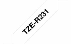 Brother TZE-R231 cinta para impresora de etiquetas Negro sobre blanco 