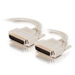 C2G 1m DB25 M/M Cable cable paralelo Beige 