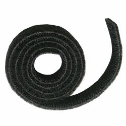 C2G 7.6m Hook and Loop Cable Wrap abrazadera para cable Negro 