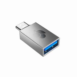 CHERRY 61710036 cambiador de género para cable USB-A USB-C Plata 