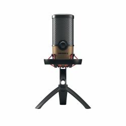 CHERRY UM 9.0 PRO RGB Negro, Cobre Micrófono de superficie para mesa 