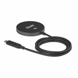 CLUB3D Qi2 25W Wireless Charger - Black Qi 2.2 Magsafe - Compatible Magnetic Pad - Warranty: 12M