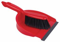 CTS Dustpan and Brush Set Soft Bristle Green [1]
