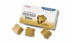 CTS Tektronix Solid Ink 8500/8550 Yellow [Three Sticks] barra de tinta 3 pieza[s] 3000 páginas 