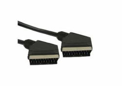 Cables Direct 3m SCART cable EUROCONECTOR SCART [21-pin] Negro 