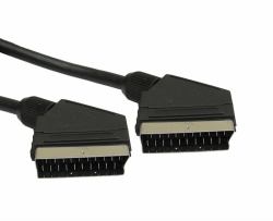 Cables Direct 20m SCART cable EUROCONECTOR SCART [21-pin] Negro 