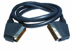 Cables Direct 2SSP-01 cable EUROCONECTOR 1,5 m SCART [21-pin] Negro 