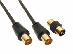 Cables Direct 2TV-20BK cable coaxial 20 m Negro 