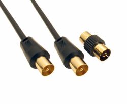 Cables Direct 2TV-50BK cable coaxial 50 m Negro 