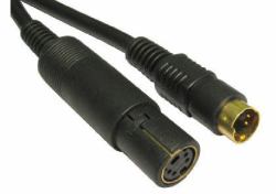 Cables Direct S-Video 3m cable S-vídeo S-Video [4-pin] Negro 