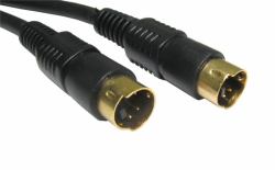 Cables Direct S-Video 20m cable S-vídeo S-Video [4-pin] Negro 