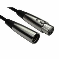 Cables Direct 2XLR-SV020 cable de audio 2 m XLR [3-pin] Negro, Plata 