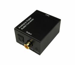 Cables Direct 4OPT-401 convertidor de audio Negro 