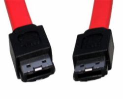 Cables Direct 88RB-441 cable de SATA eSATA Rojo 
