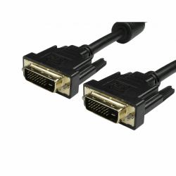 Cables Direct 99DVDUAL-203 cable DVI 3 m DVI-D Negro 