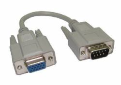Cables Direct AD-426 cable VGA 0,21 m VGA [D-Sub] Gris 