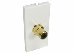 Cables Direct V-MOD1RCABK toma de corriente RCA Blanco 