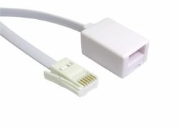 Cables Direct BT-003 cable telefónico 3 m Blanco 