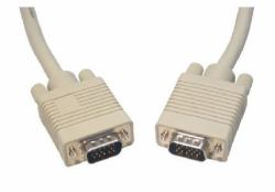 Cables Direct CDEX-220 cable VGA 0,5 m VGA [D-Sub] Beige 