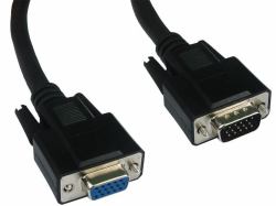 Cables Direct SVGA, 15m, M-F cable VGA VGA [D-Sub] Negro 