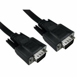 Cables Direct CDEXFLAT-02K cable VGA 2 m VGA [D-Sub] Negro 
