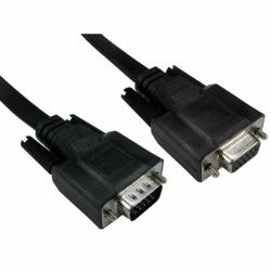 Cables Direct CDEXFLAT-MF03K cable VGA 3 m VGA [D-Sub] Negro 