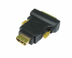 Cables Direct CDL-DV006 cambiador de género para cable DVI-D 19-p HDMI F Negro 