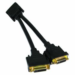 Cables Direct CDL-DV188 cable divisor y combinador Negro 