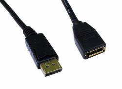 Cables Direct 2m DisplayPort M/F Negro 