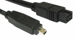 Cables Direct CDLIEE-1002-5M cable firewire 4-p 9-p Negro 