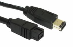 Cables Direct CDLIEE-1202-3M cable firewire 9-p Negro 